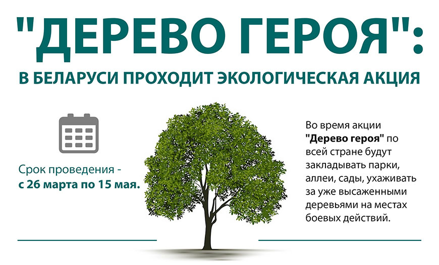 Акция "Посади дерево - подари планете жизнь"